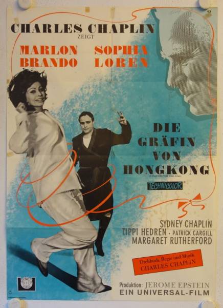 Die Gräfin von Hongkong originales deutsches Filmplakat